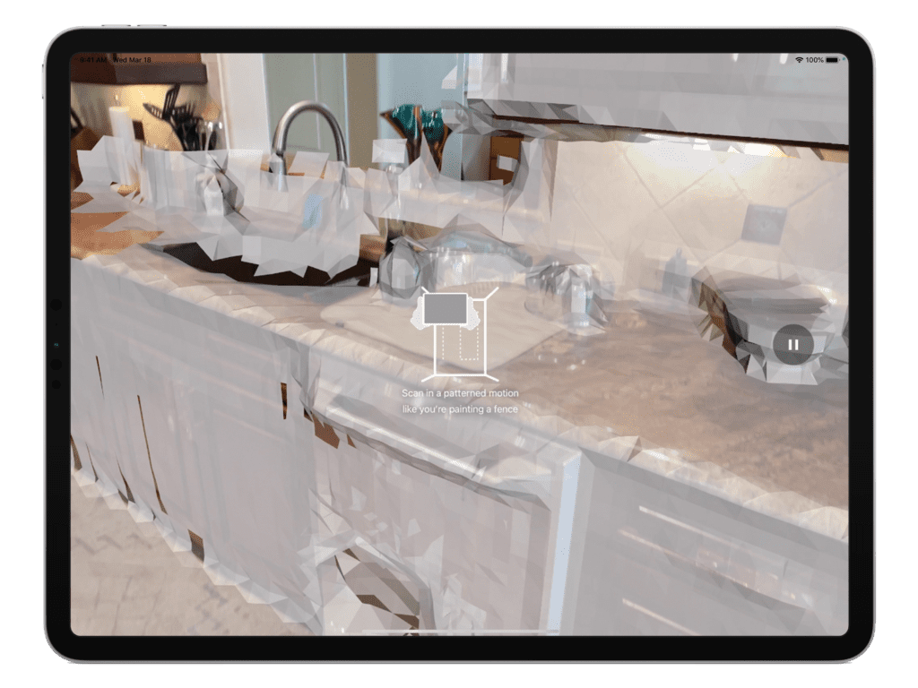 Scanning with an iPad Pro