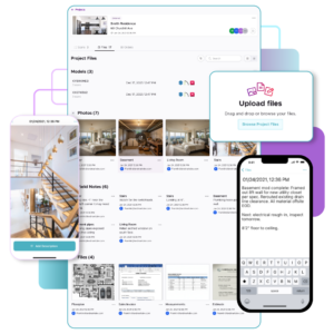 Spatial assets include plans, scans, PDFs, and photos