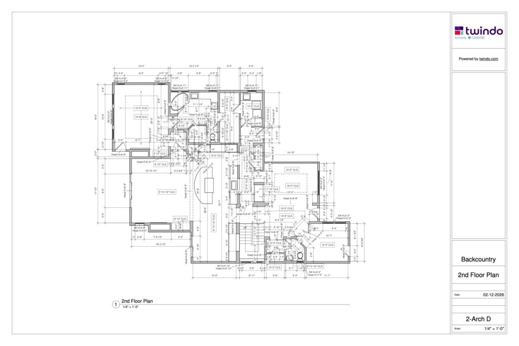 Backcountry 2D As-Built Drawing