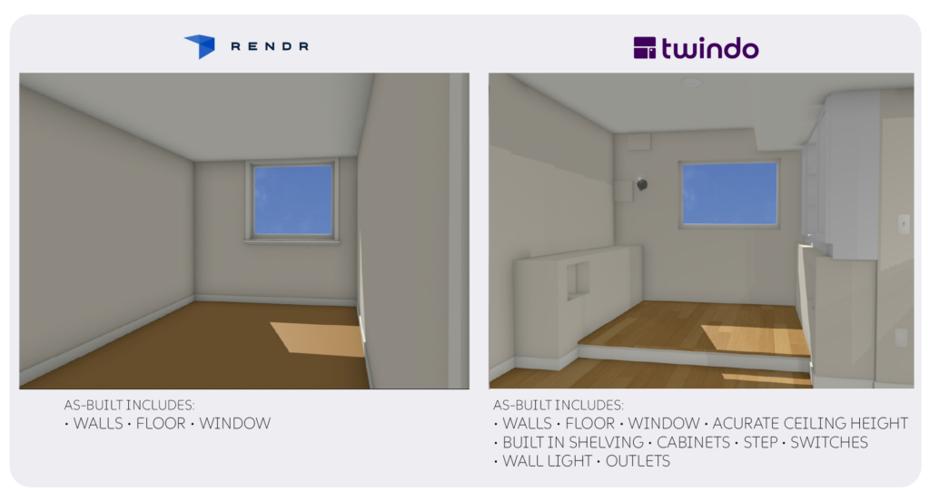 RENDR vs. Twindo Chief Architect output